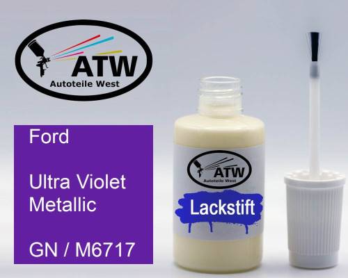 Ford, Ultra Violet Metallic, GN / M6717: 20ml Lackstift, von ATW Autoteile West.